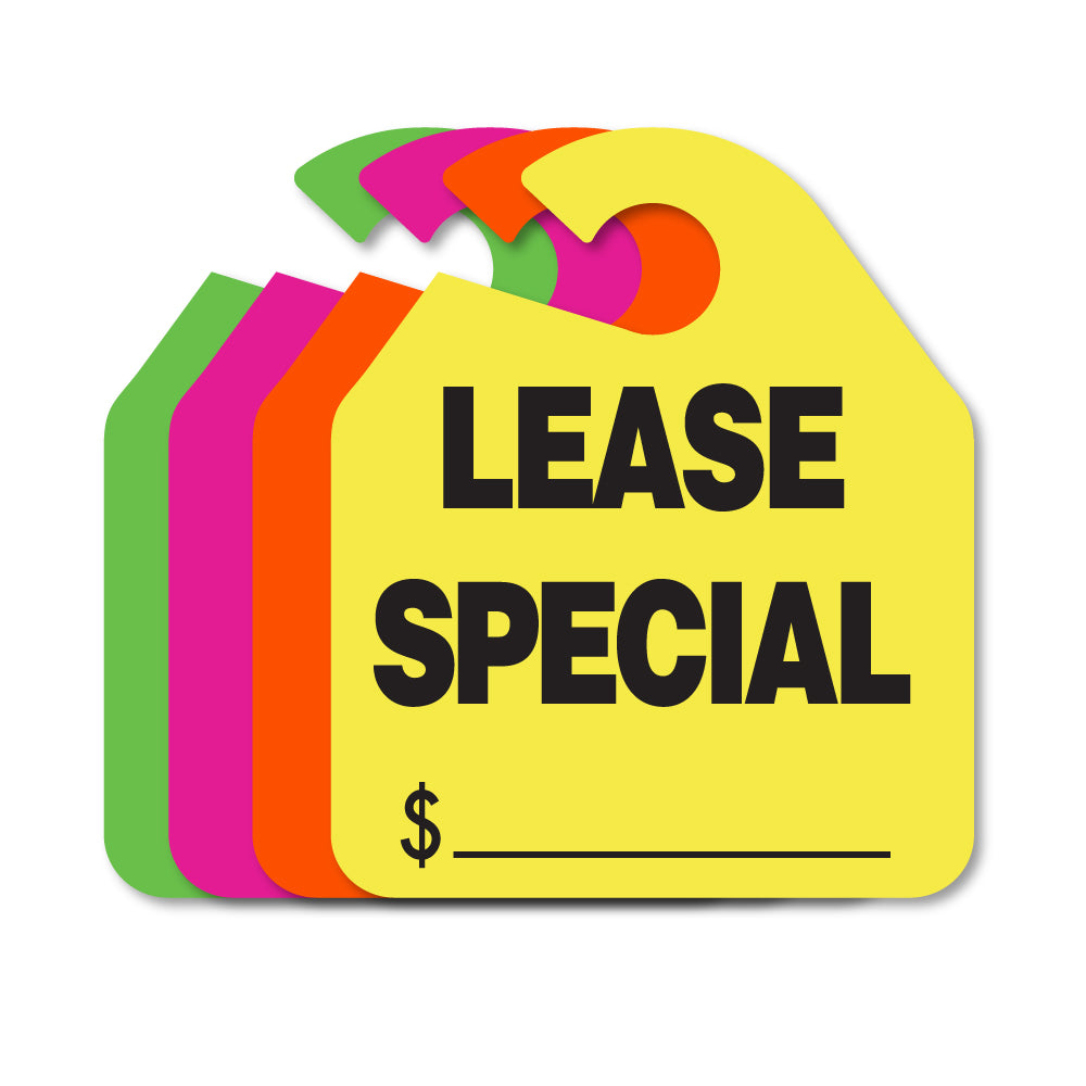 LARGE REARVIEW MIRROR TAGS