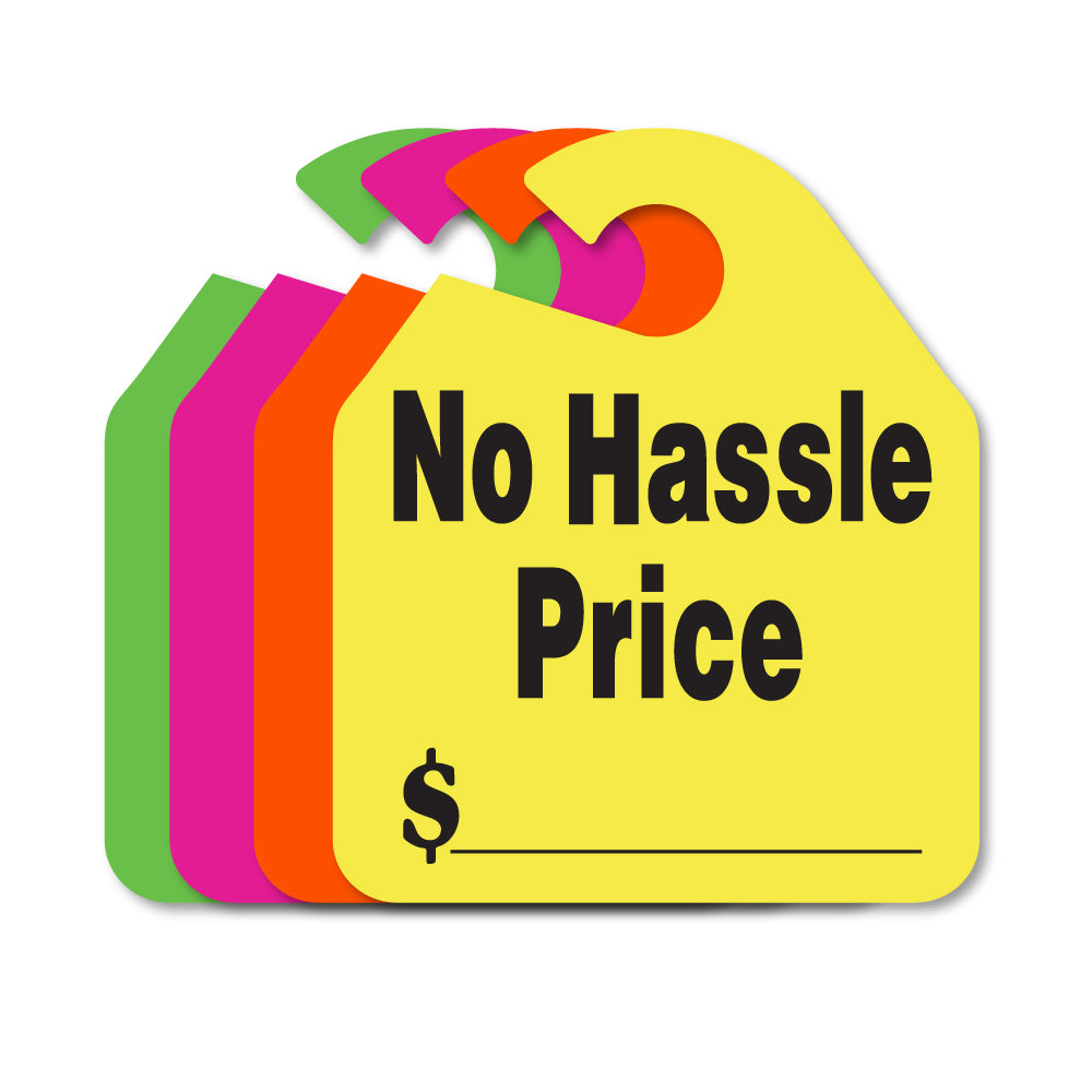 LARGE REARVIEW MIRROR TAGS
