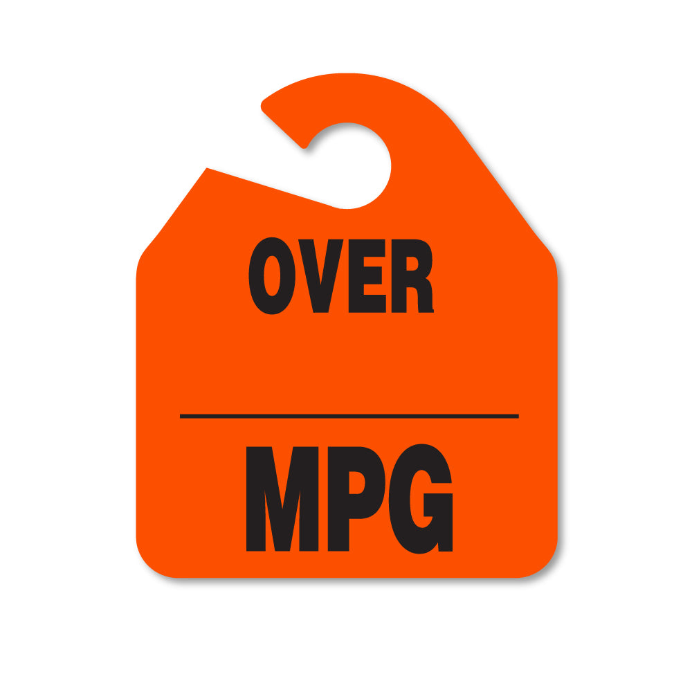 LARGE REARVIEW MIRROR TAGS