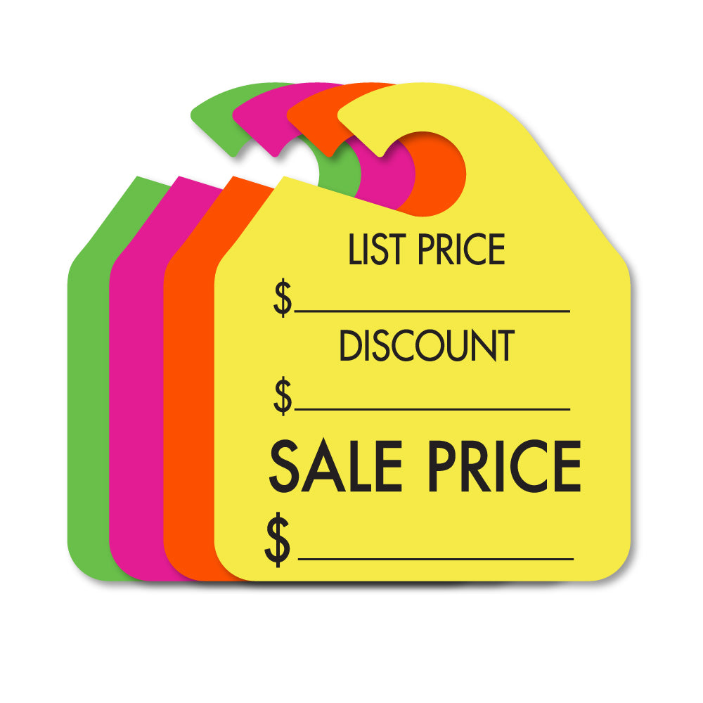 LARGE REARVIEW MIRROR TAGS