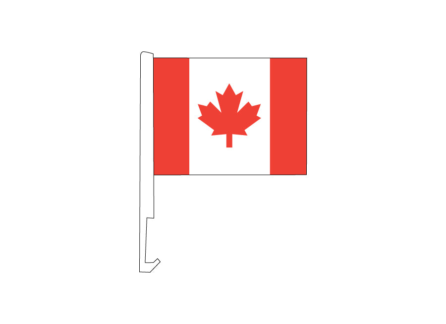 Clip-On Car Window Flags - Canada Flag