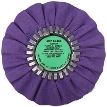 PURPLE/GREEN COMBO SMOOTH CUT 10"