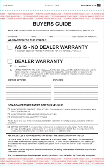 BUYERS GUIDES - STANDARD