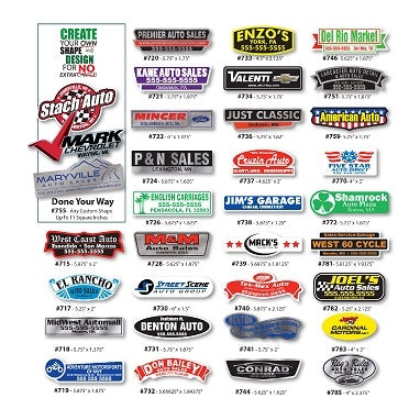 REFLECTIVE, TRANSPARENT, MATTE & BRUSHED DECALS