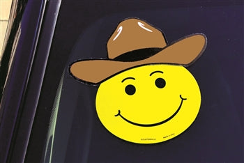 WINDSHIELD VINYL DECALS - COWBOY HAT