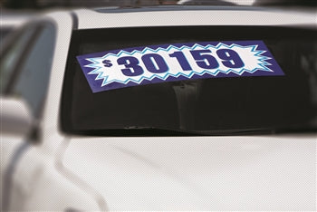 WINDSHIELD EXPLOSION NUMBERS - GIANT BLUE