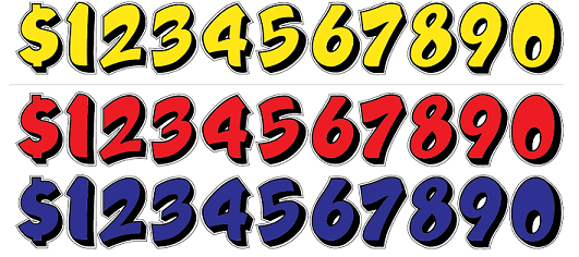 Windshield Numbers & Slogans