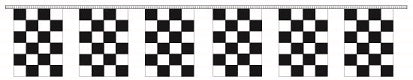 POLY CHECKERED - RECTANGLE PENNANTS
