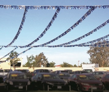 METALLIC STARBURST PENNANTS