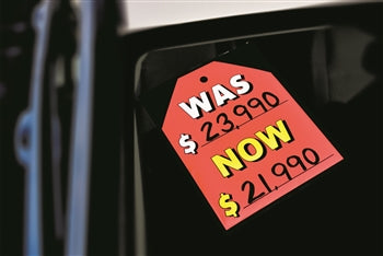 WINDSHIELD STICK-ON TAGS