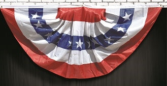 Patriotic Pleated Fans