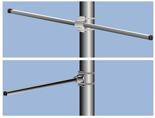 Pole Brackets - 36 Inch Single Bracket Set