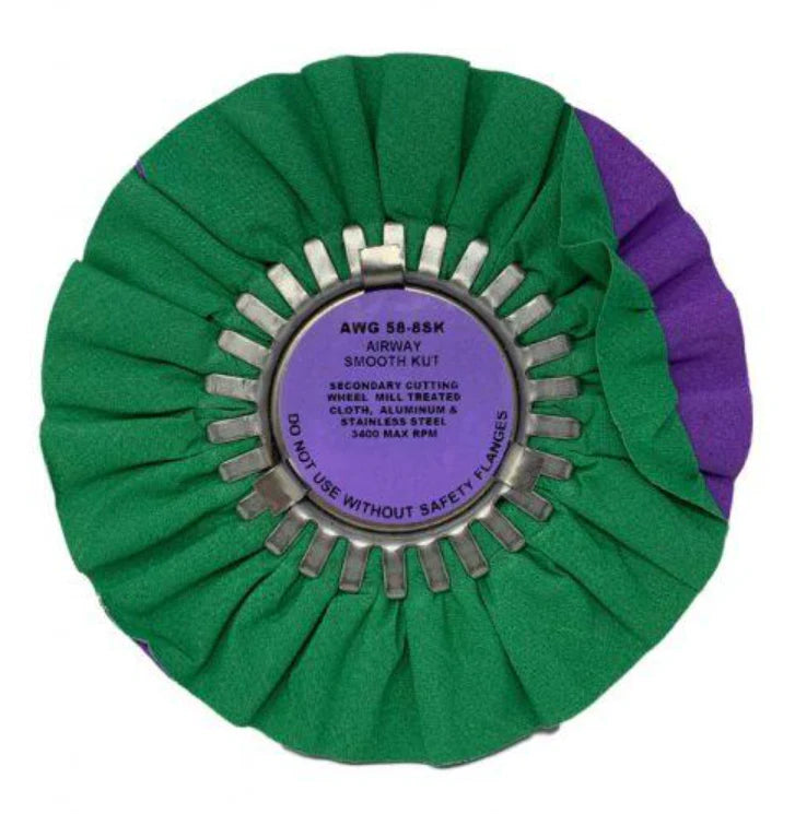 Purple/Green Combo SmoothCut Airway 8"