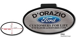 V-T DOMED HITCH COVERS