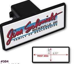 V-T DOMED HITCH COVERS